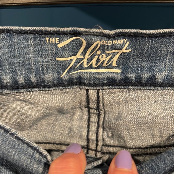 Wide leg light blue jeans Flirt by Old Navy, good condition - Picture 3 of 5